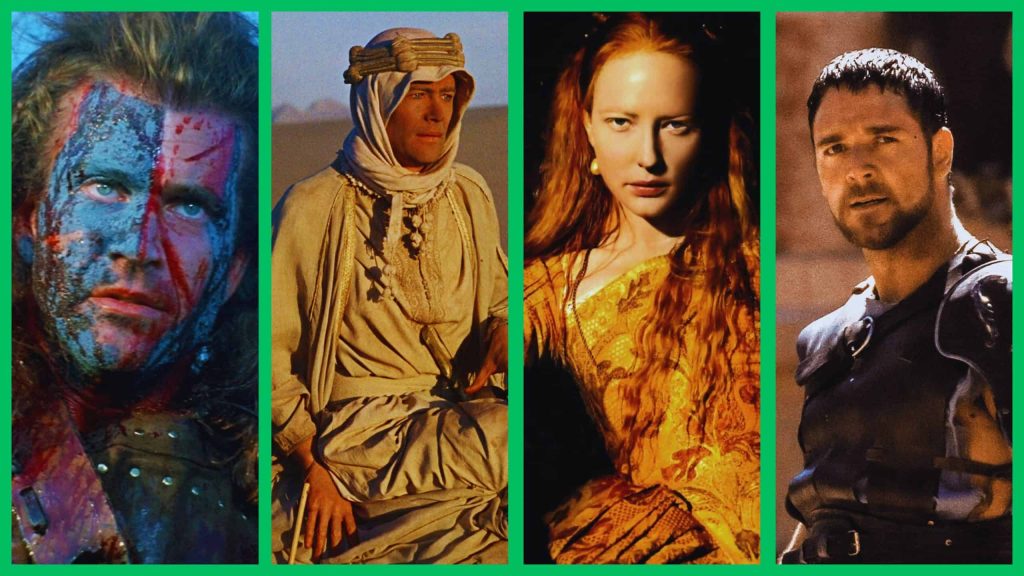 10 filmes de época com erros históricos, mas que caíram