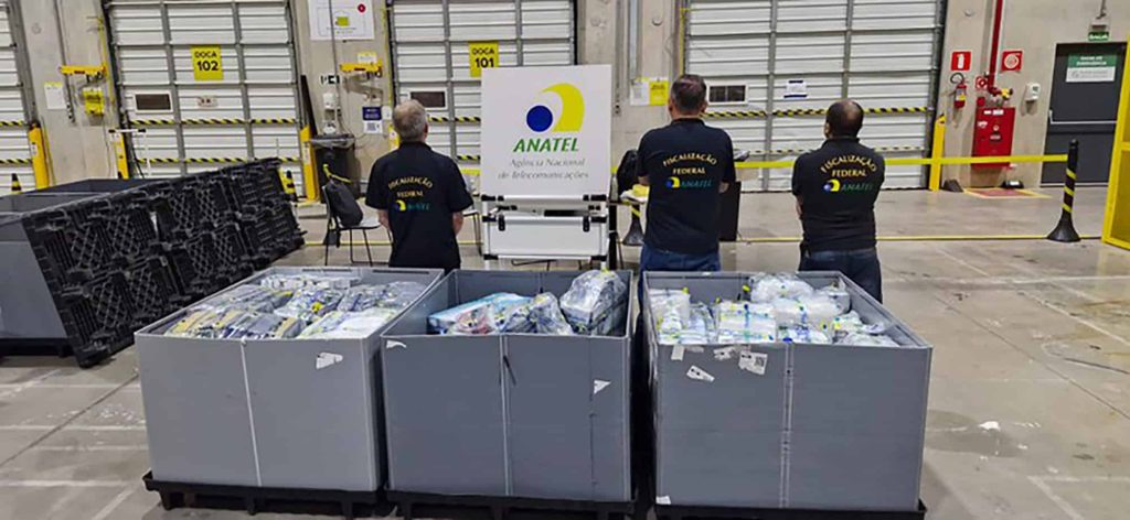 Anatel: operação em centros de Amazon, Mercado Livre e Shopee