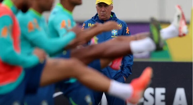 Brasil enfrenta Equador na estreia do italiano Carlo Ancelotti