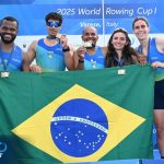 Brasil estreia com ouro na Copa do Mundo de Remo