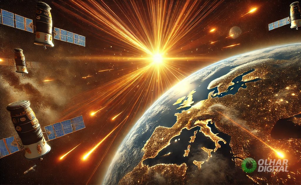 Brasileiro na NASA alerta: tempestades solares aceleram queda de satélites