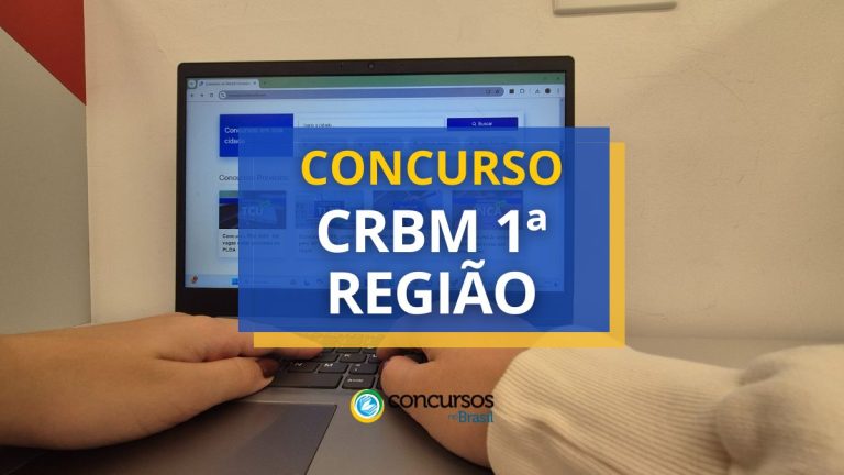 Concurso CRBM 1ª Região tem edital anunciado; ganhos de R$