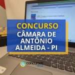 Concurso Câmara de Antônio Almeida – PI: edital e inscrição