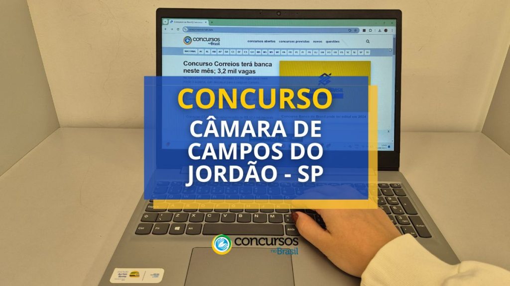 Concurso Câmara de Campos do Jordão – SP: mensais de