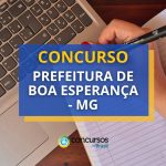 Concurso Prefeitura de Boa Esperança