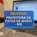 Editais Prefeitura de Patos de Minas