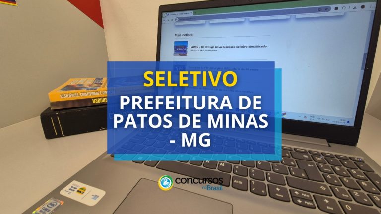 Editais Prefeitura de Patos de Minas