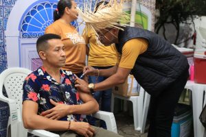 Estande de multivacinação no Arraial do IPEM registra mais de