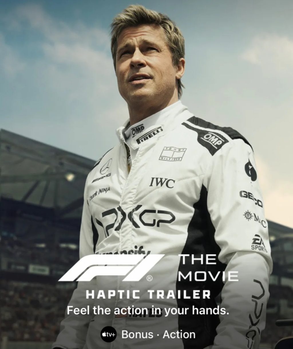 F1: Apple TV+ lança trailer que faz iPhone vibrar em
