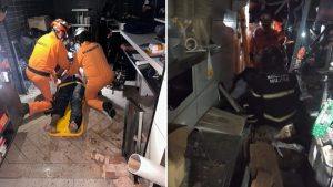 Funcionária fica ferida após teto do McDonald’s desabar no bairro