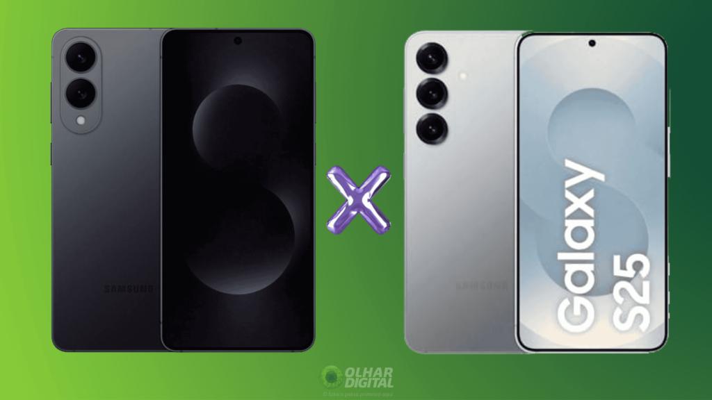 Galaxy S25 Edge ou S25? Veja qual o melhor celular