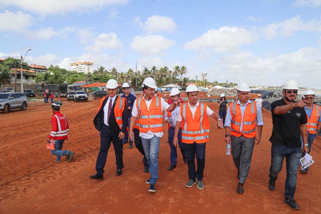 Governador em exercício vistoria obra do novo prolongamento da Avenida