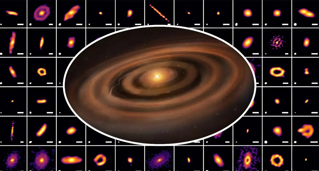 Imagens trazem primeira evidência da formação de planetas em estrelas