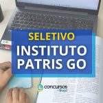 Instituto Patris - GO publica processo seletivo: até R$ 3,8