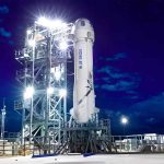 Lançamento de turistas da Blue Origin para o espaço é