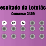 Lotofácil 3409: veja resultado de hoje, quarta-feira (4)