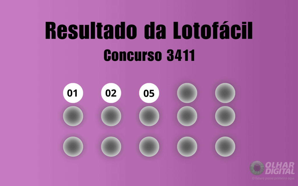 Lotofácil 3411: veja resultado de hoje, sexta-feira (6)