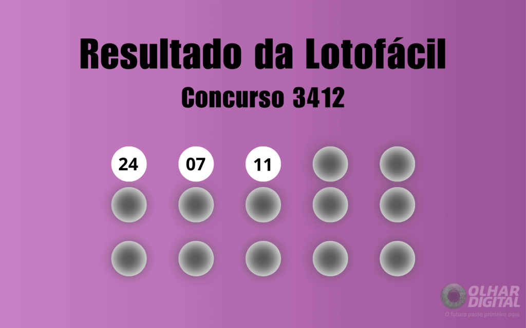 Lotofácil 3412: veja resultado de hoje, sábado (07)