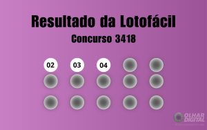 Lotofácil 3418: veja resultado de hoje, sábado (14)