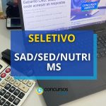MS divulga processo seletivo simplificado