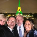 Macron posta selfie com Lula, Janja e Brigitte e a