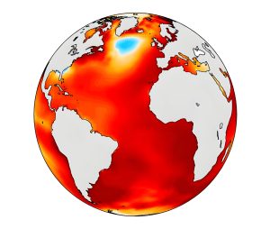 Mancha fria no oceano pode sinalizar mudança climática global