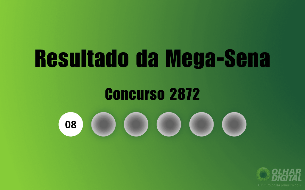 Mega-Sena 2872: veja resultado de hoje, quinta-feira (5)