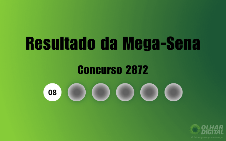 Mega-Sena 2872: veja resultado de hoje, quinta-feira (5)