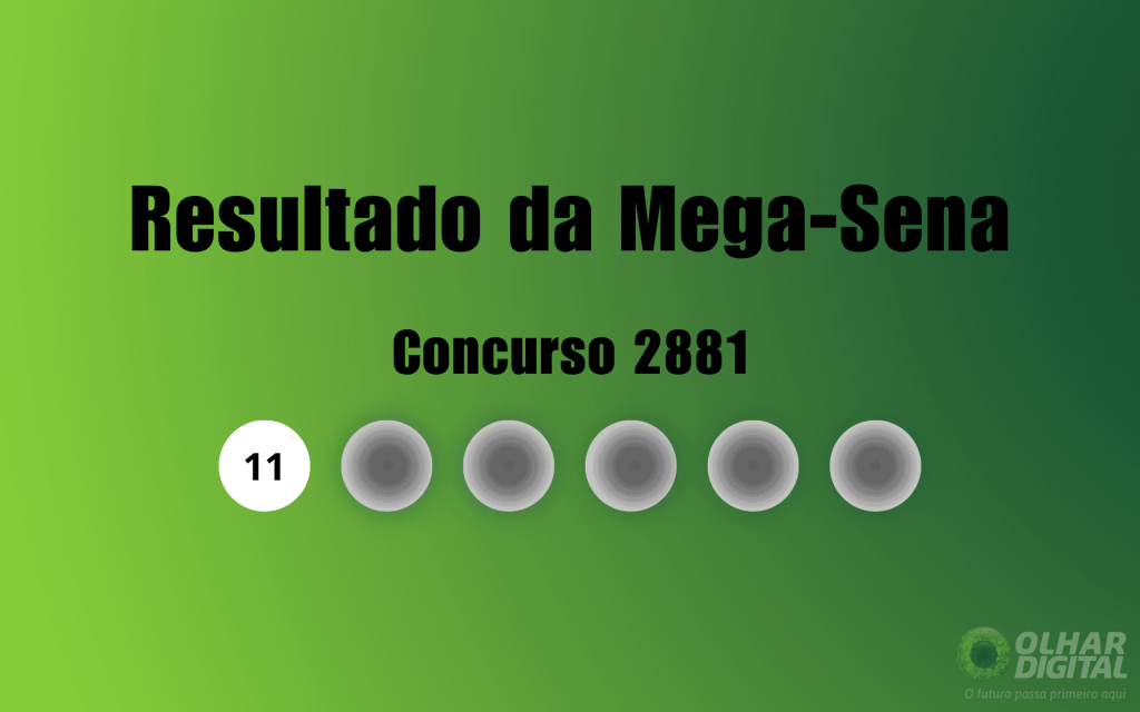 Mega-Sena 2881: veja resultado de hoje, sábado (28)