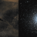 Morcego cósmico e aglomerado globular nas Imagens Astronômicas da Semana