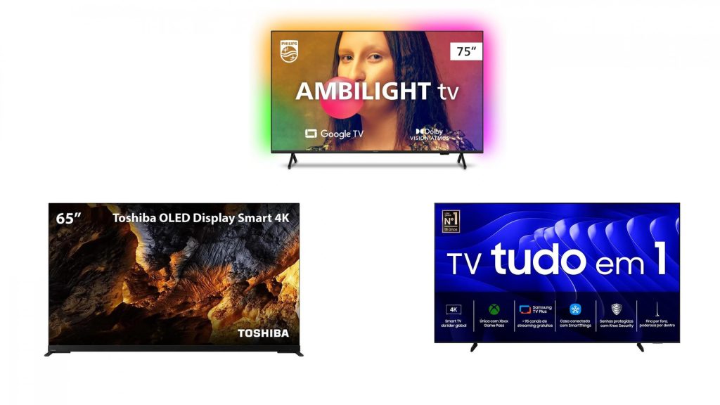 Ofertas do dia: seleção especial de smart TVs com até