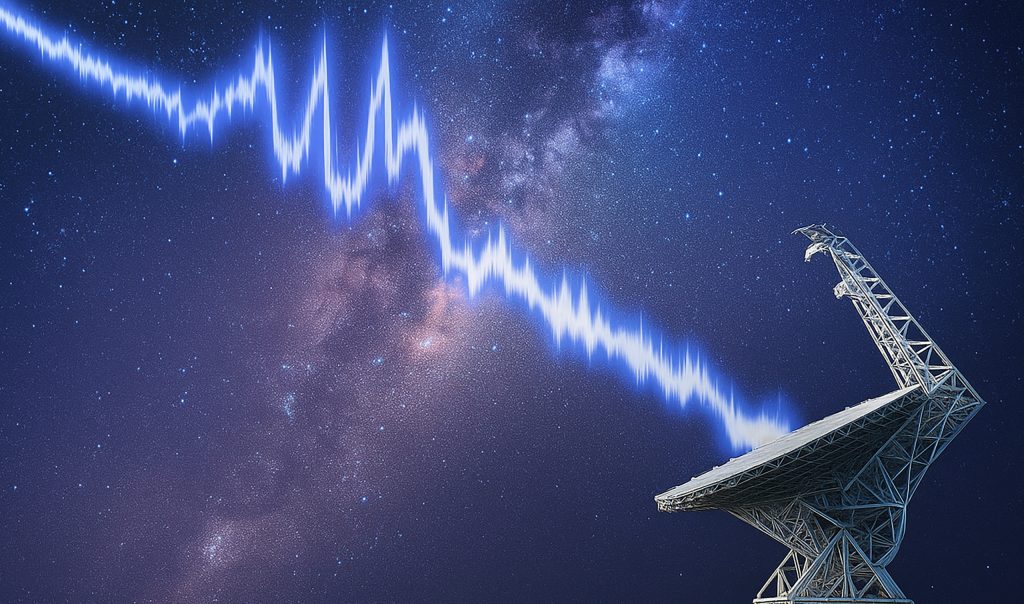 Origem de explosão de rádio detectada muito perto da Terra