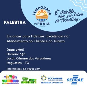Palestra capacita empreendedores das praias Remanso dos Botos e Tio