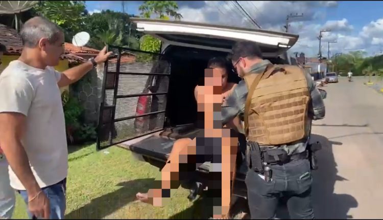 Polícia prende suspeito de fazer disparos em via pública e