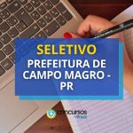 Prefeitura de Campo Magro - PR paga R$ 4 mil