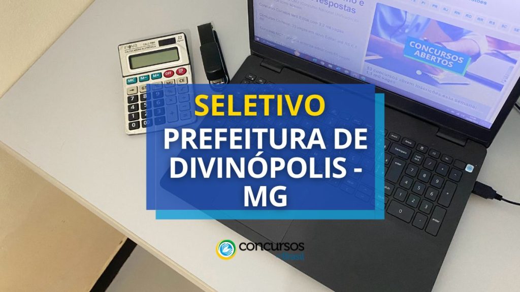 Prefeitura de Divinópolis - MG: até R$ 7,4 mil em