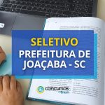 Prefeitura de Joaçaba - SC anuncia seletivo para ACS