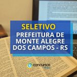 Prefeitura de Monte Alegre dos Campos