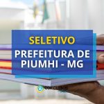 Prefeitura de Piumhi - MG divulga edital com 47 vagas