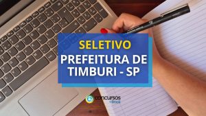 Prefeitura de Timburi - SP anuncia edital de processo seletivo