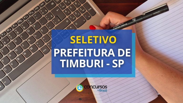 Prefeitura de Timburi - SP anuncia edital de processo seletivo
