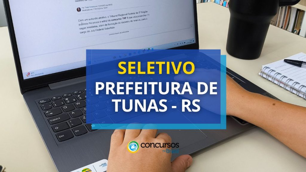 Prefeitura de Tunas - RS paga R$ 6,8 mil em