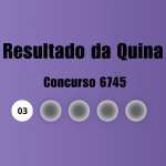 Quina 6745: veja resultado de hoje, segunda-feira (2)
