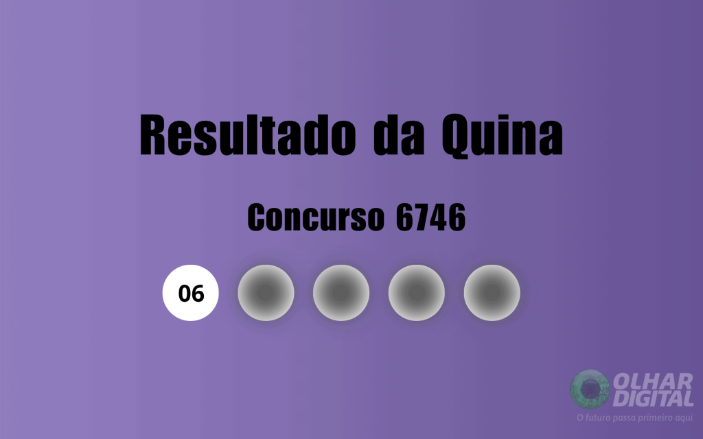 Quina 6746: veja resultado de hoje, terça-feira (3)