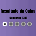 Quina 6759: veja resultado de hoje, quarta-feira (18)