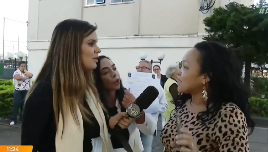 SBT exibe barraco entre repórter e moradora de condomínio; assista