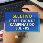 Seletivo Prefeitura de Campinas do Sul