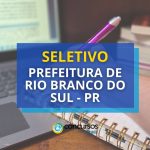 Seletivo Prefeitura de Rio Branco do Sul