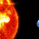 Sol dispara sequência de explosões em direção à Terra