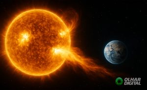 Sol em fúria: explosão dupla do tipo mais violento tem